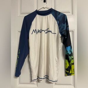 MAUI & SONS UPF 50 UltraViolet Protection Swim RashGuard